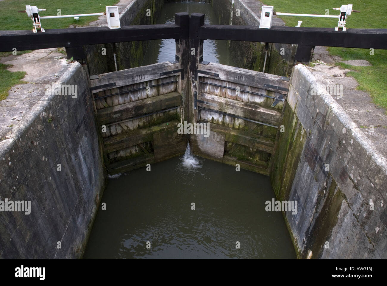 Serrature, Avon Canal, Somerset, Inghilterra, Regno Unito, Europa Foto Stock