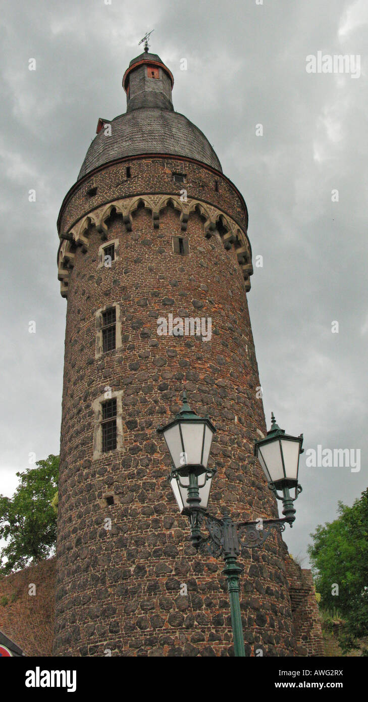 La torre ebraica in Sonz Foto Stock