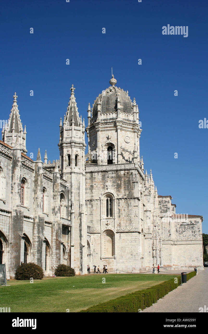 Mosteiro dos Jerónimos a Belem, Lisbona Foto Stock