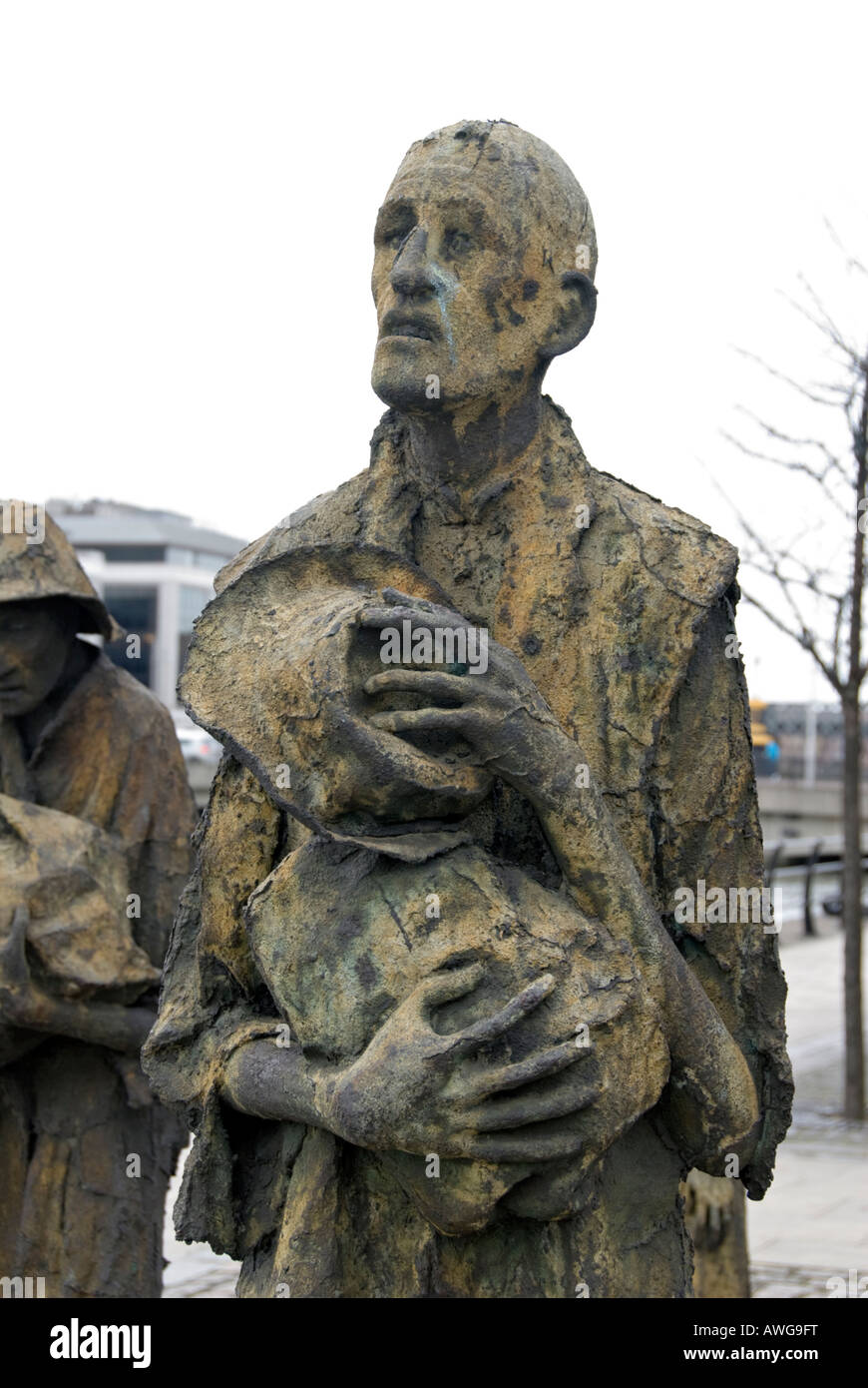 La carestia Memorial a Dublino, Reupublic dell Irlanda. Foto Stock
