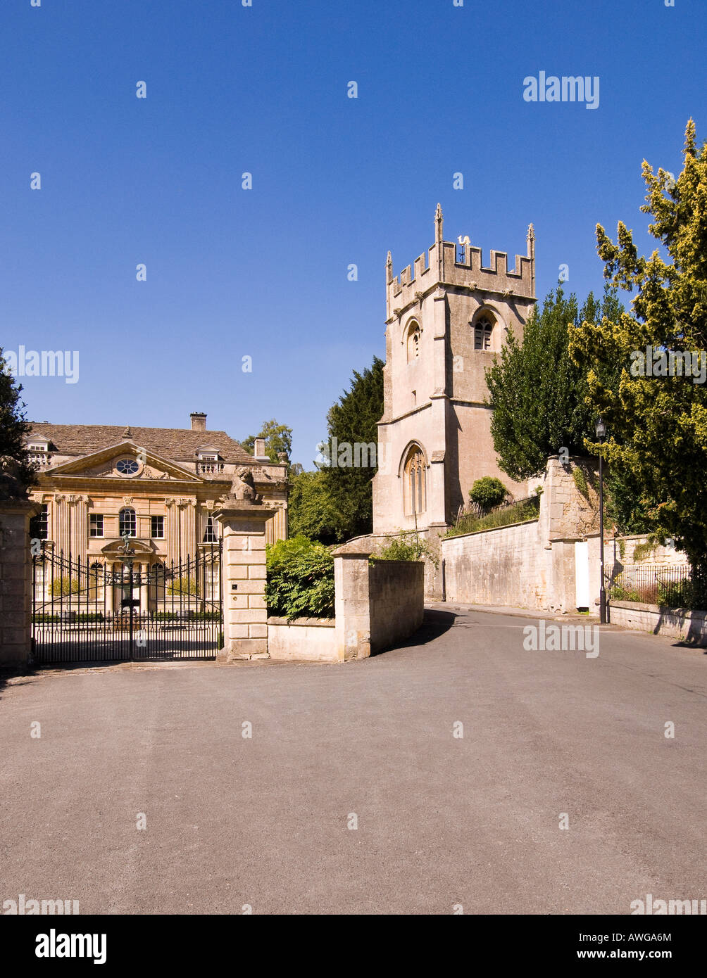 Widcombe Manor St Bartholemews Chiesa Widcombe Bath Somerset REGNO UNITO Foto Stock