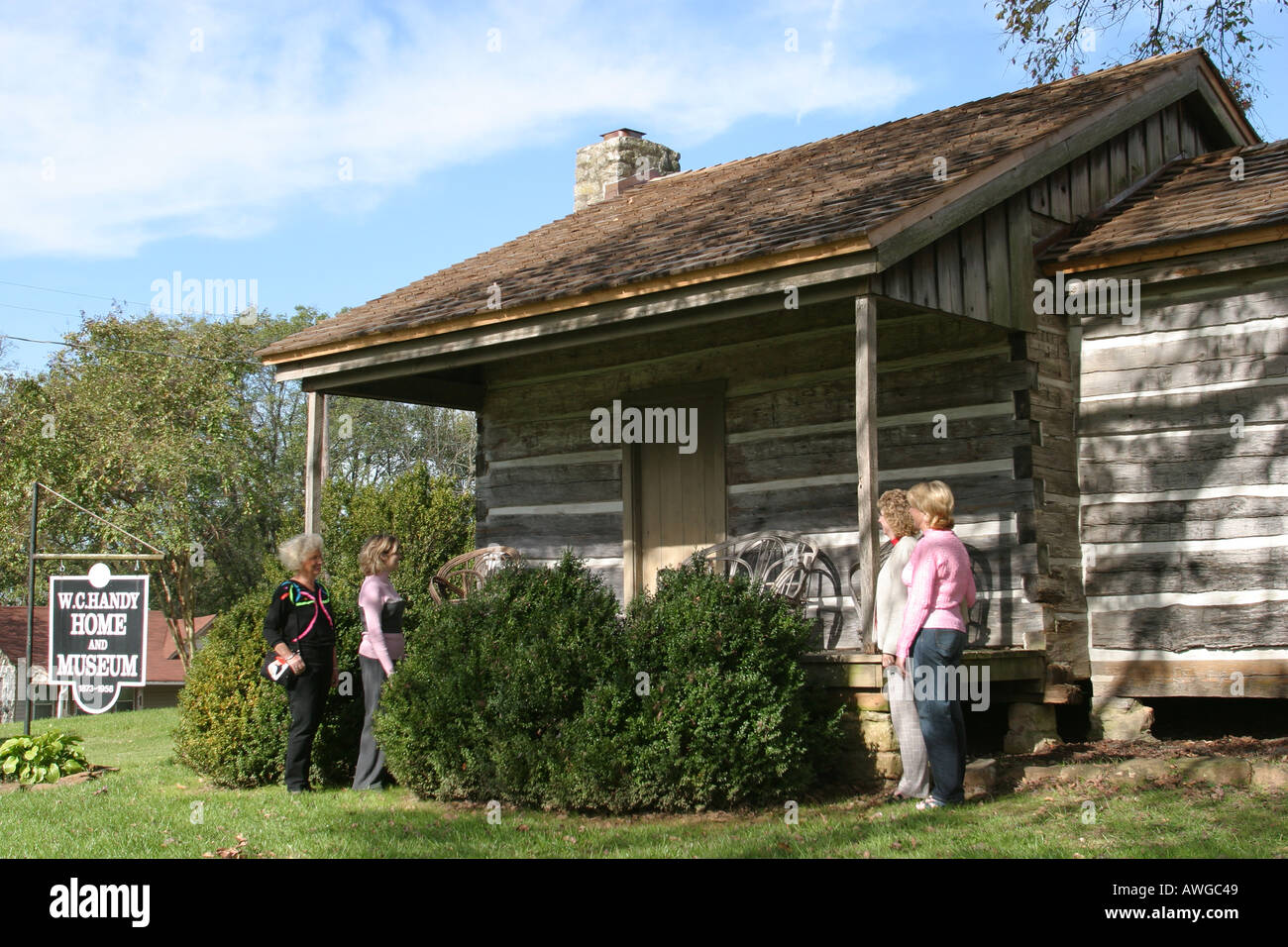 Alabama Lauderdale County, Firenze, W.C. Handy Birthplace,Museo,storia,collezioni,mostra collezione,promozione,prodotti esposizione sal Foto Stock