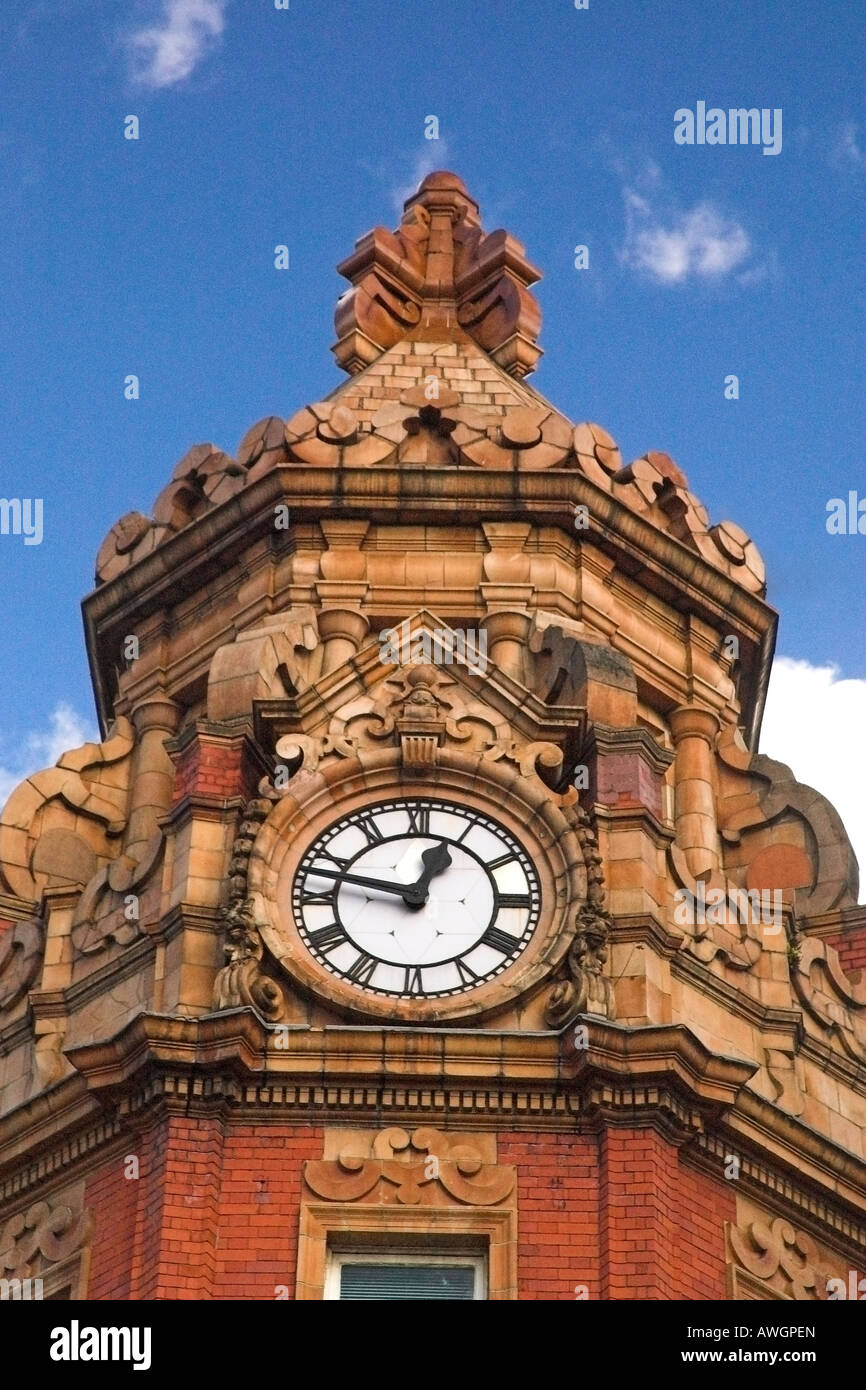 Orologio nel centro di Leeds: 2005 Foto Stock