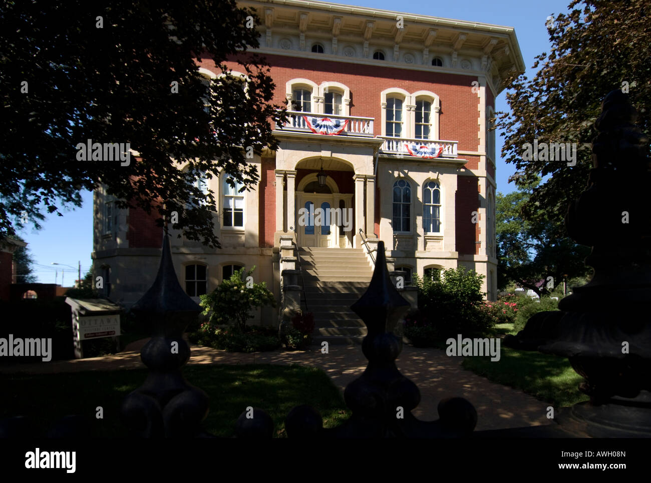 Il Reddick Mansion un pre-guerra civile mansion a Ottawa il Foto Stock