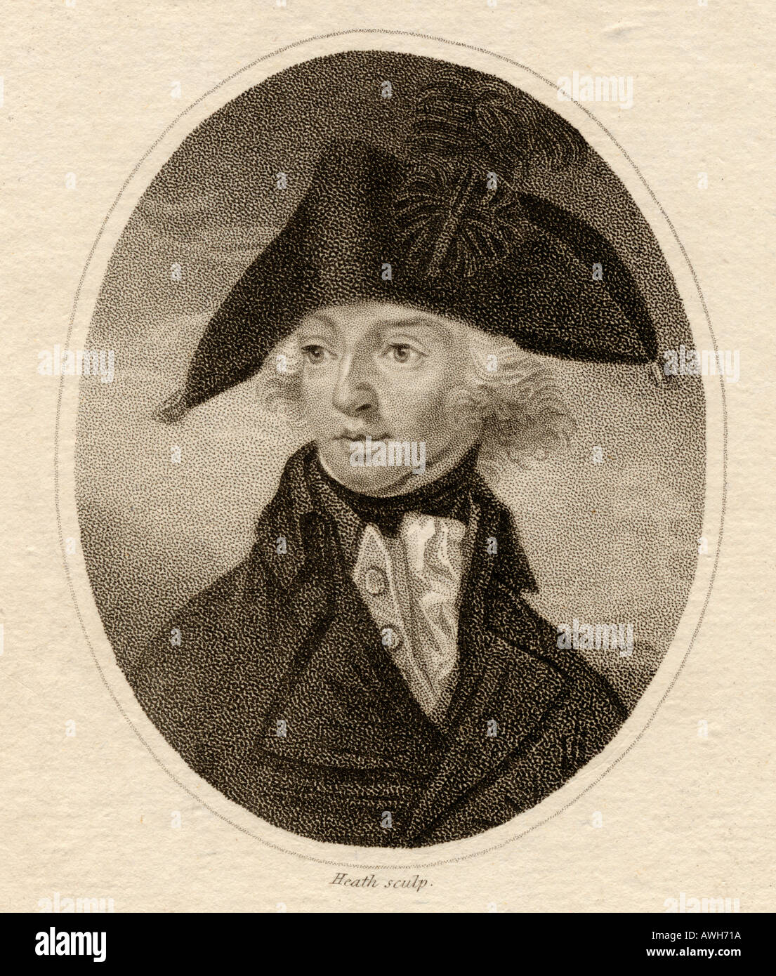 Vice ammiraglio Horatio Nelson, primo Visconte Nelson e primo duca di Bronte, 1758 - 1805. British naval commander. Foto Stock