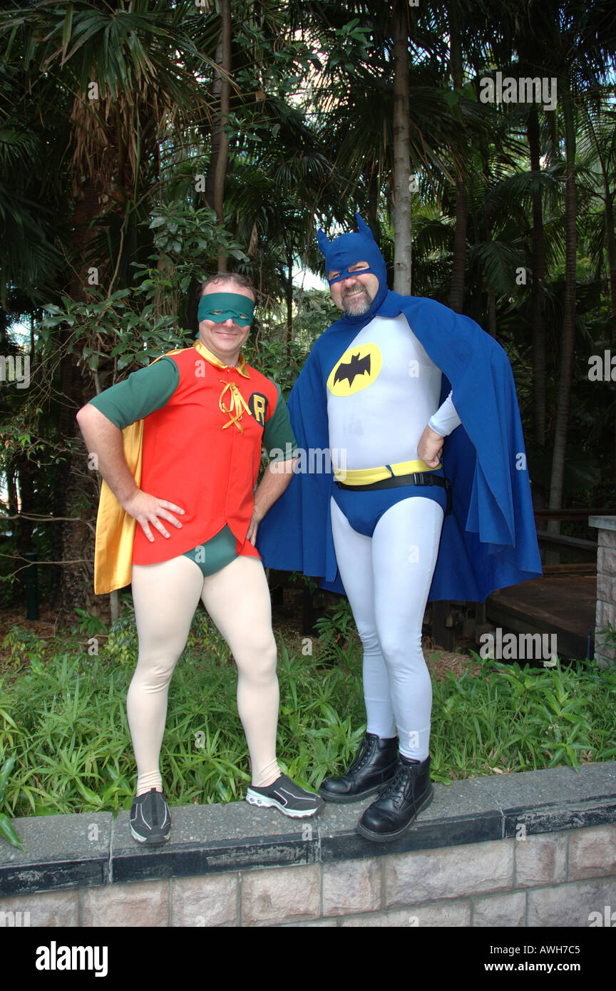 Batman e Robin gli ospiti di nozze gotico dsc 7099 Foto Stock
