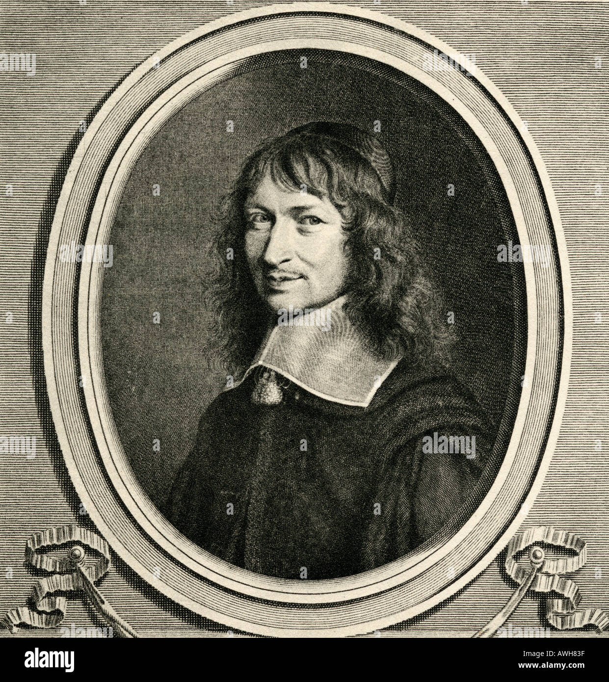 Nicolas Fouquet, marchese de Belle-Ile, vicomte de Melun et Vaux ,1615 - 1680. Il francese il ministro di Stato e sovrintendente delle Finanze in Francia. Foto Stock