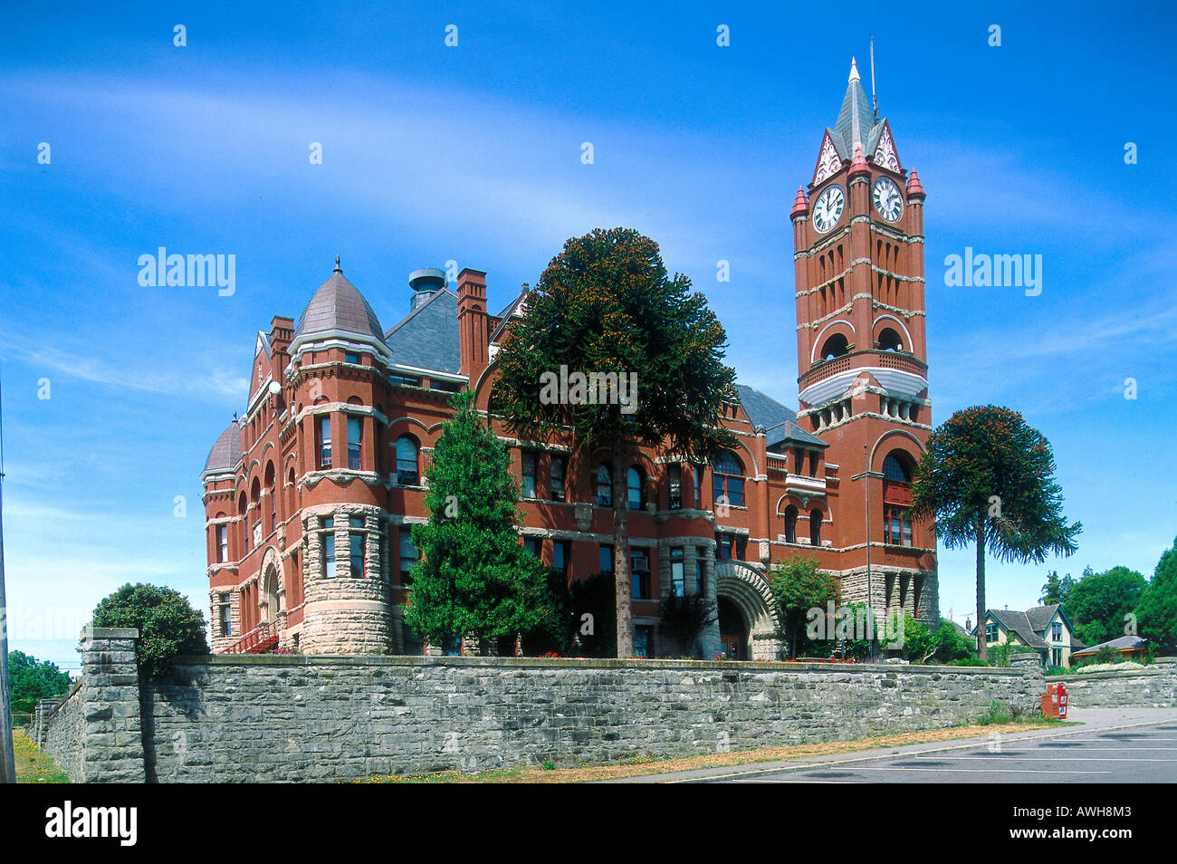 Stati Uniti d'America, Pacific Northwest, nello Stato di Washington, Port Townsend, Uptown, Jefferson County Courthouse (1892), Foto Stock