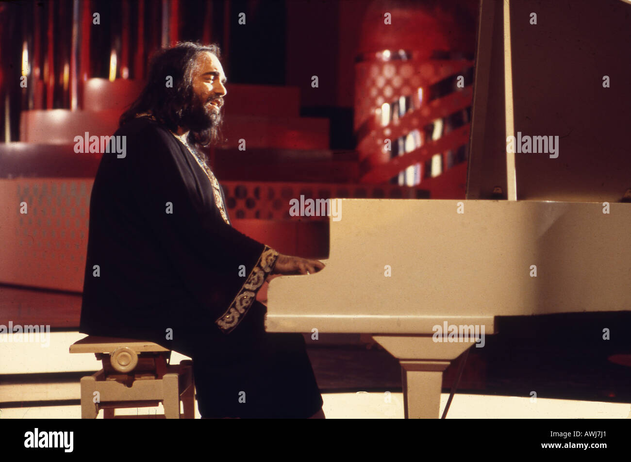 DEMIS ROUSSOS - cantante greca nel 1976 Foto Stock