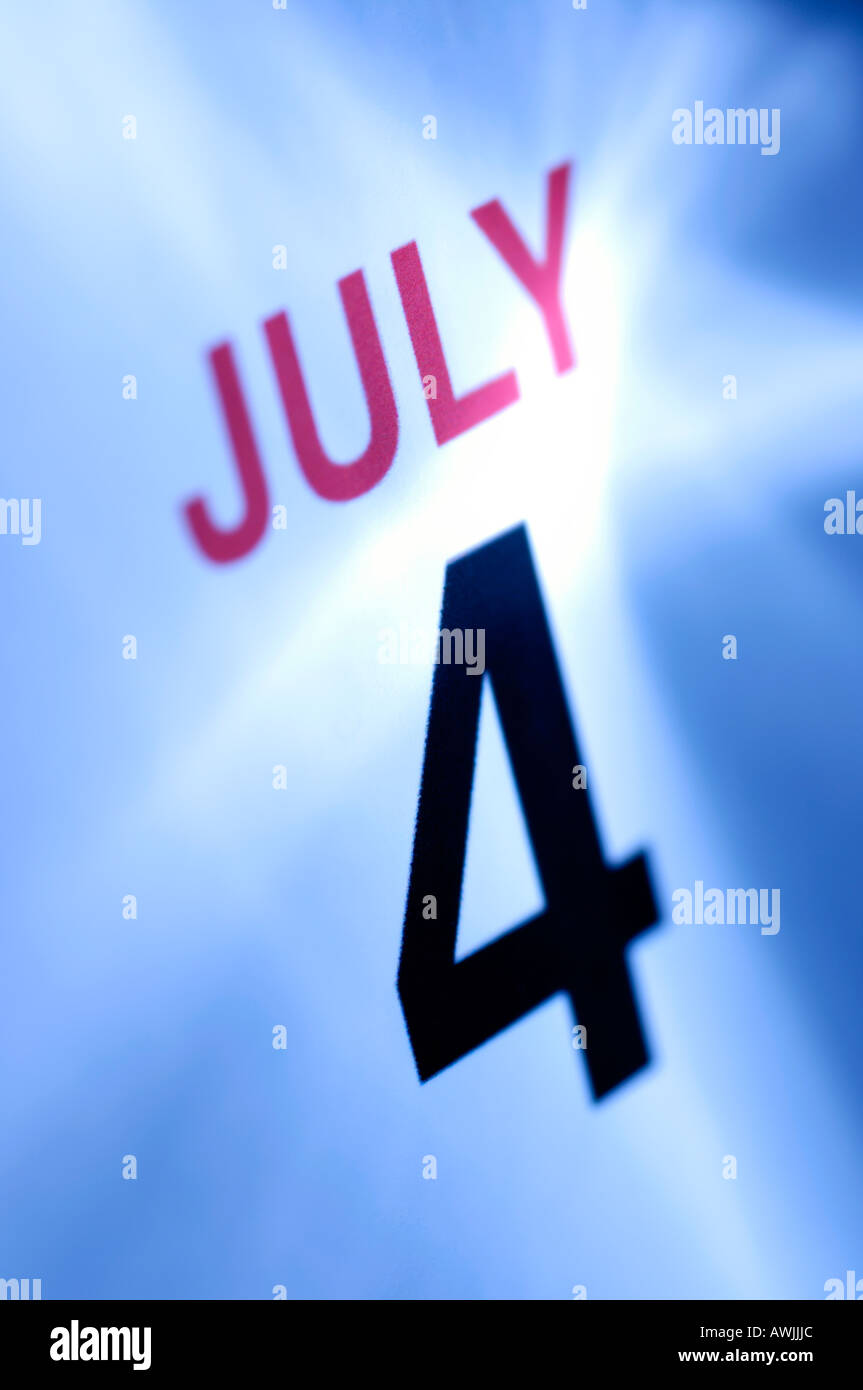 American Independence Day il 4 luglio Foto Stock