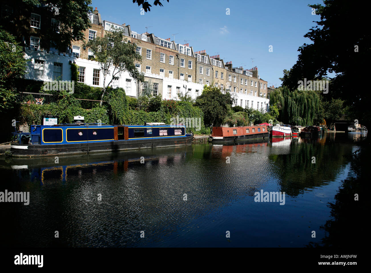 Regents Canal a Islington, Londra Foto Stock