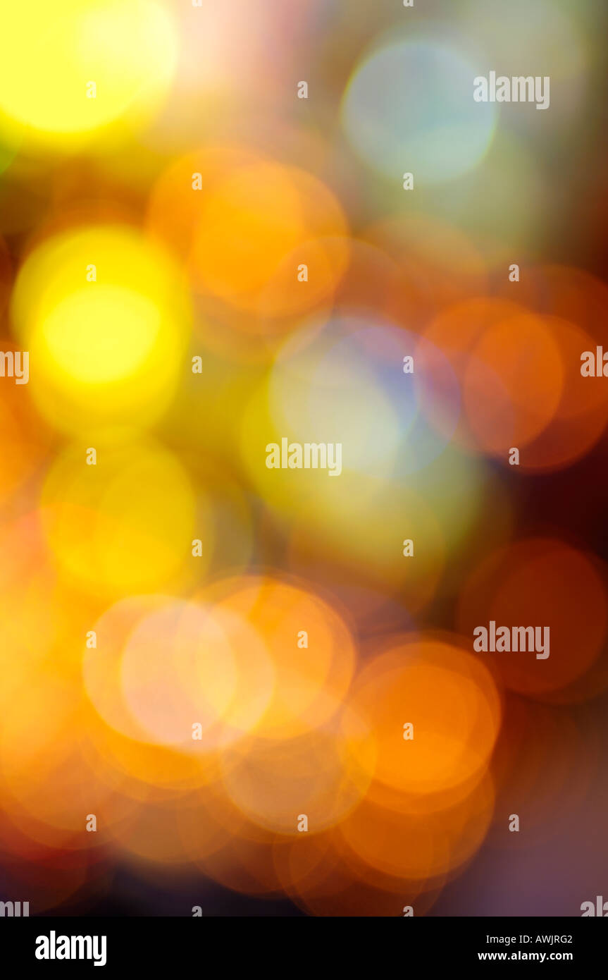 Abstract fiera luci colorate Foto Stock