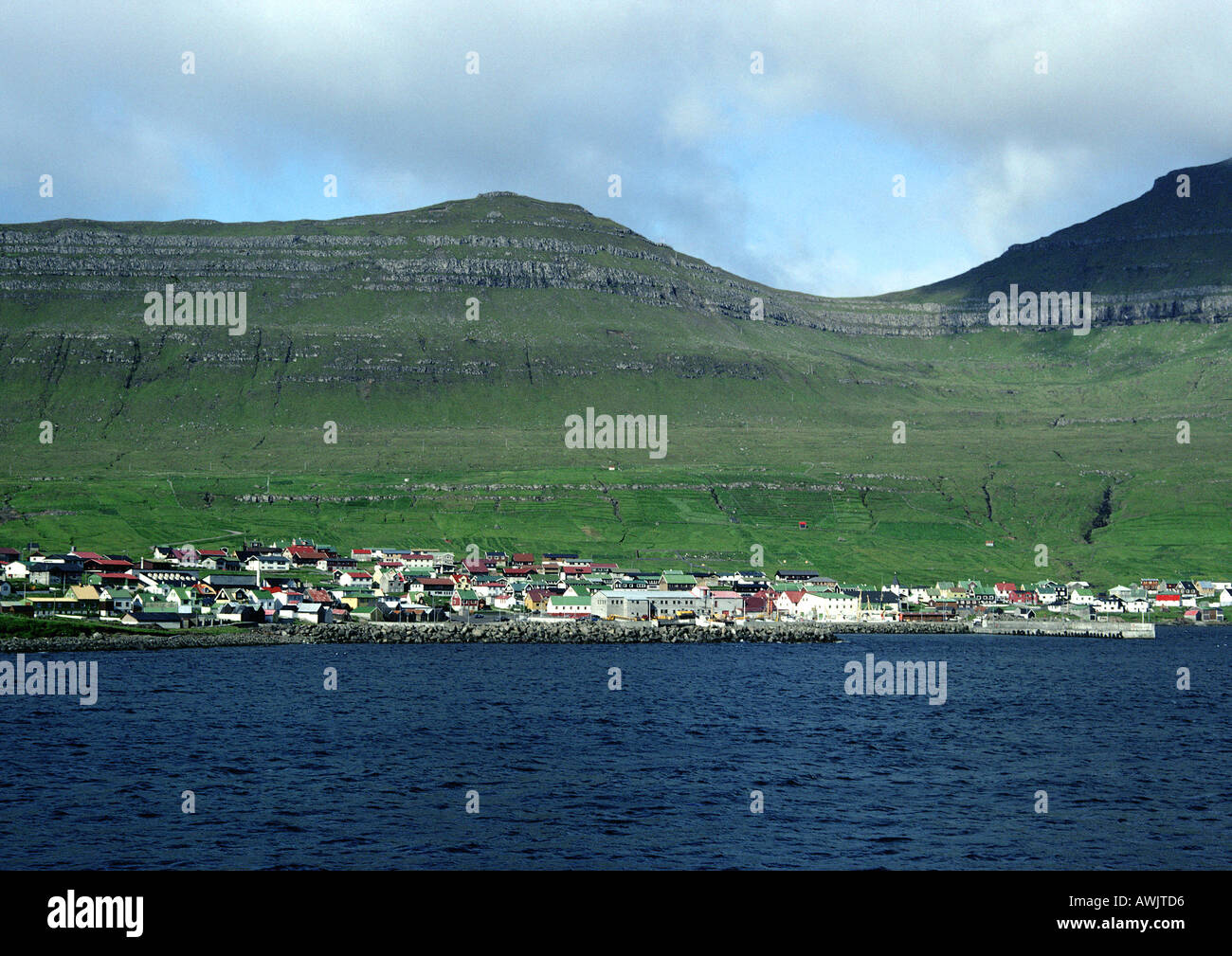 La Scandinavia, villaggio costiero Foto Stock