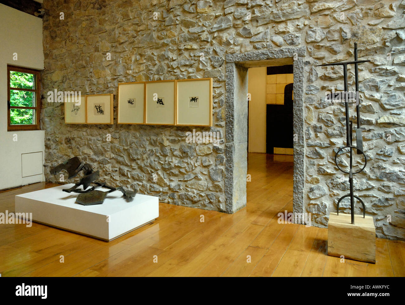 Museo Chillida Leku. CASERIO ZABALAGA. HERNANI. GUIPUZCOA. EUSKADI. Spagna. Foto Stock