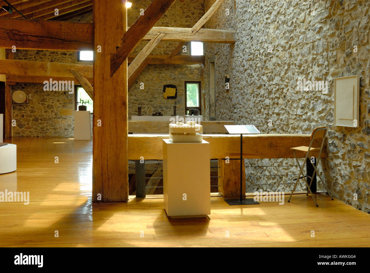 Museo Chillida Leku. CASERIO ZABALAGA. HERNANI. GUIPUZCOA. EUSKADI. Spagna. Foto Stock