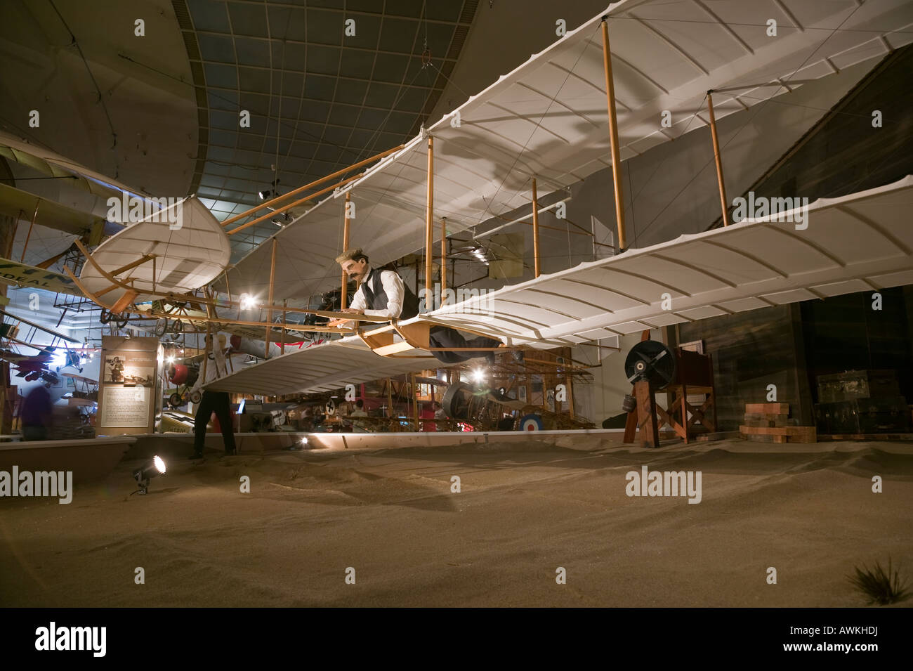 Wright Flyer Museo Aerospaziale Balboa Park, San Diego, California, Stati Uniti d'America Foto Stock