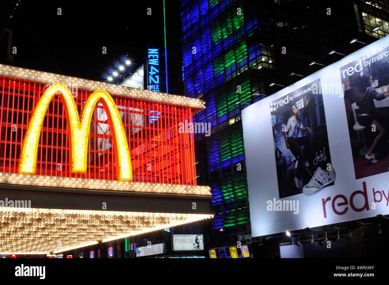 Times Square, New York, Stati Uniti d'America Foto Stock
