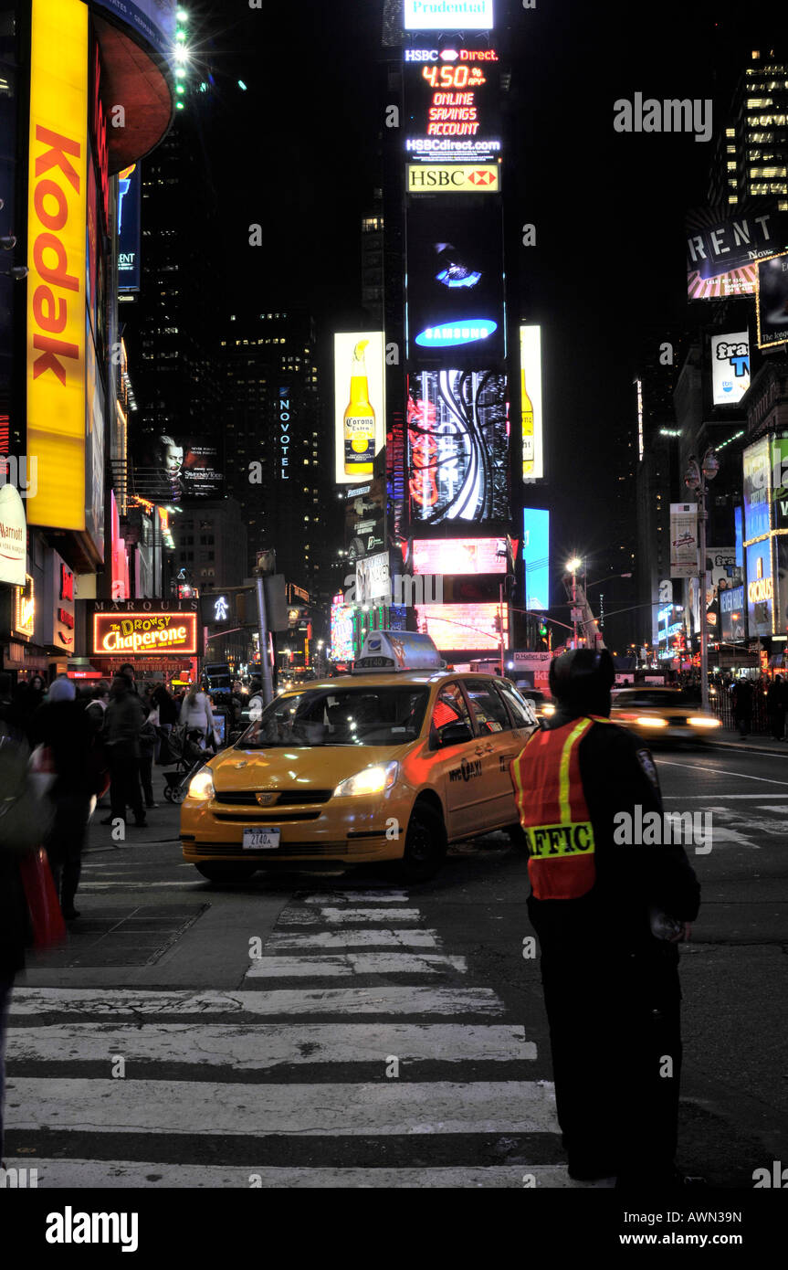 Times Square, New York, Stati Uniti d'America Foto Stock