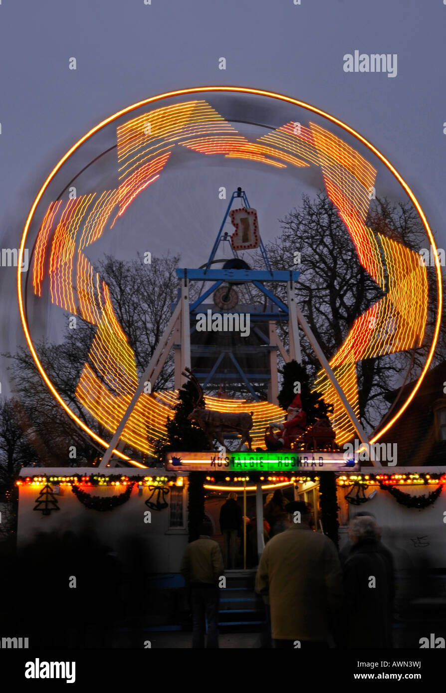 Vecchia ruota panoramica Ferris, Weimar, Turingia, Germania, Europa Foto Stock