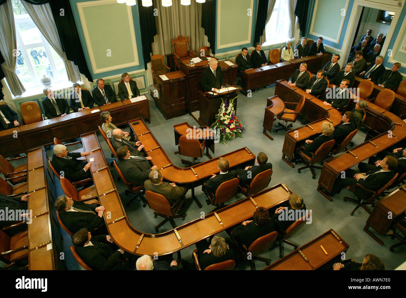 Il Parlamento Reykjavik Islanda Foto Stock