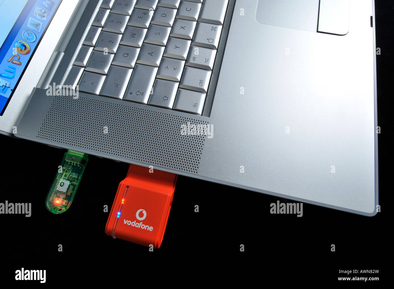 Trasferimento di dati / mobile connect card / memory stick USB Foto Stock