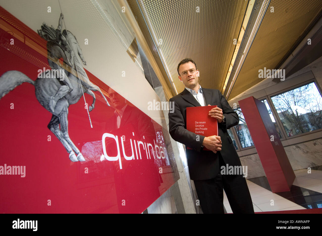 Karl Schmidt Matthaeus, testa di Quirin Bank AG di Berlino, Germania Foto Stock