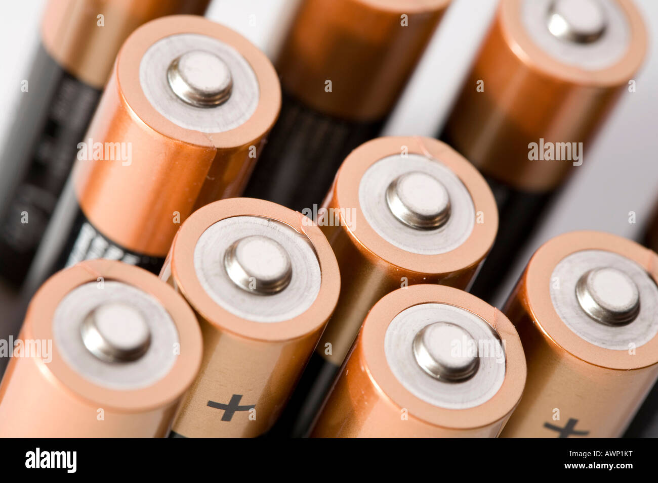 Batteria polo positivo Foto stock - Alamy