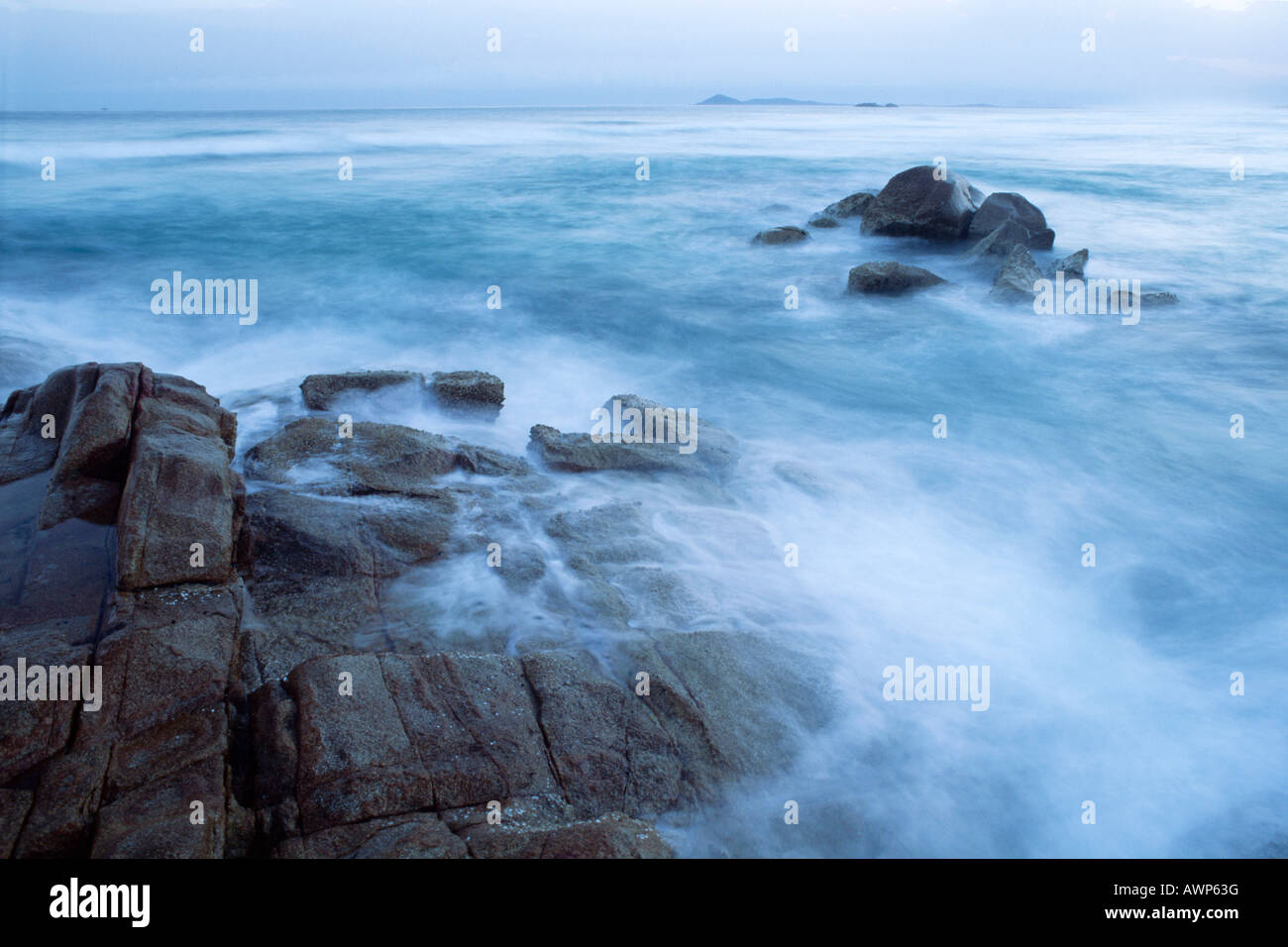 Il surf a testa Hat National Park, Nuovo Galles del Sud, Australia, Oceania Foto Stock