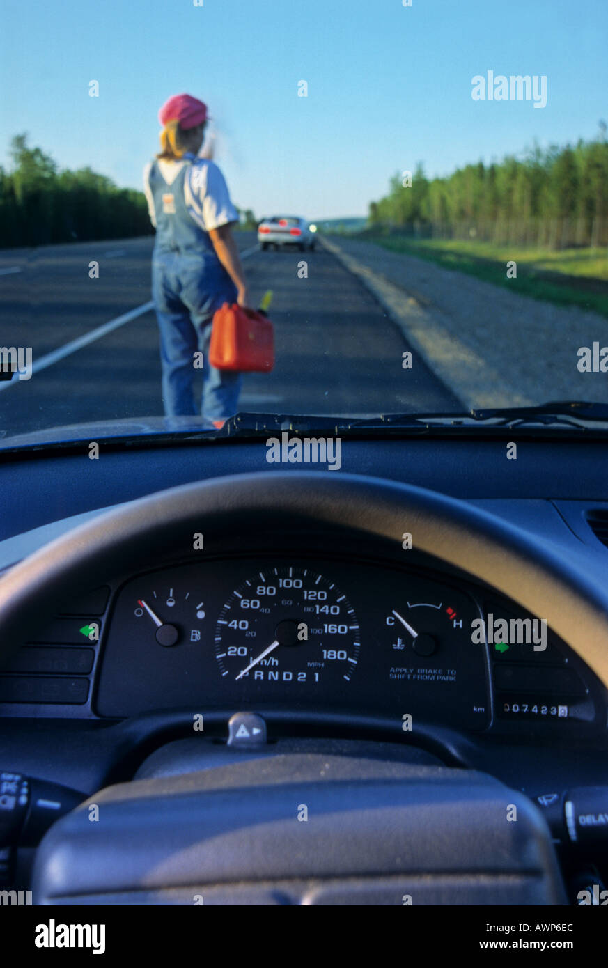 Fuori di gas 1 Foto Stock