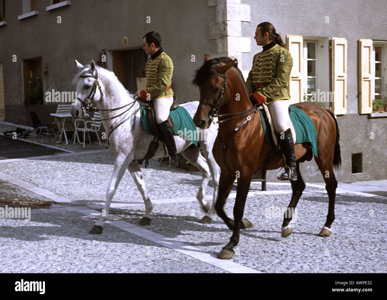I soldati del re di fasto storico Mont Dauphin Hautes Alpes Foto Stock