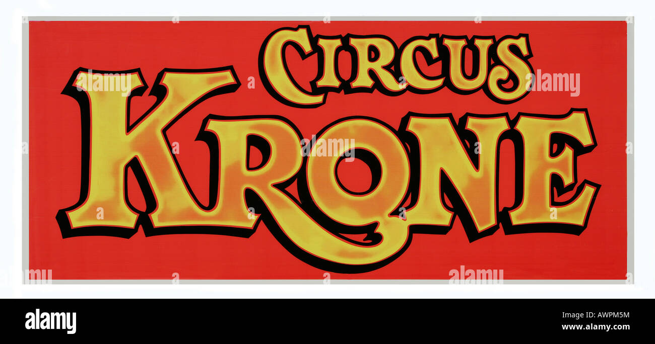 Circus Krone logo Foto Stock