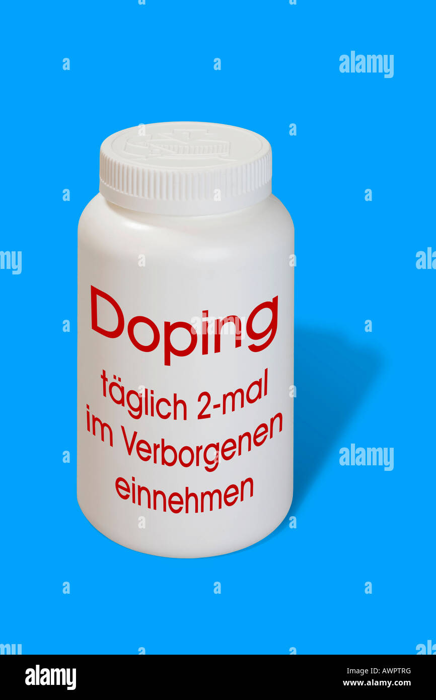 Il doping come una medicina - immagine simbolica Foto Stock