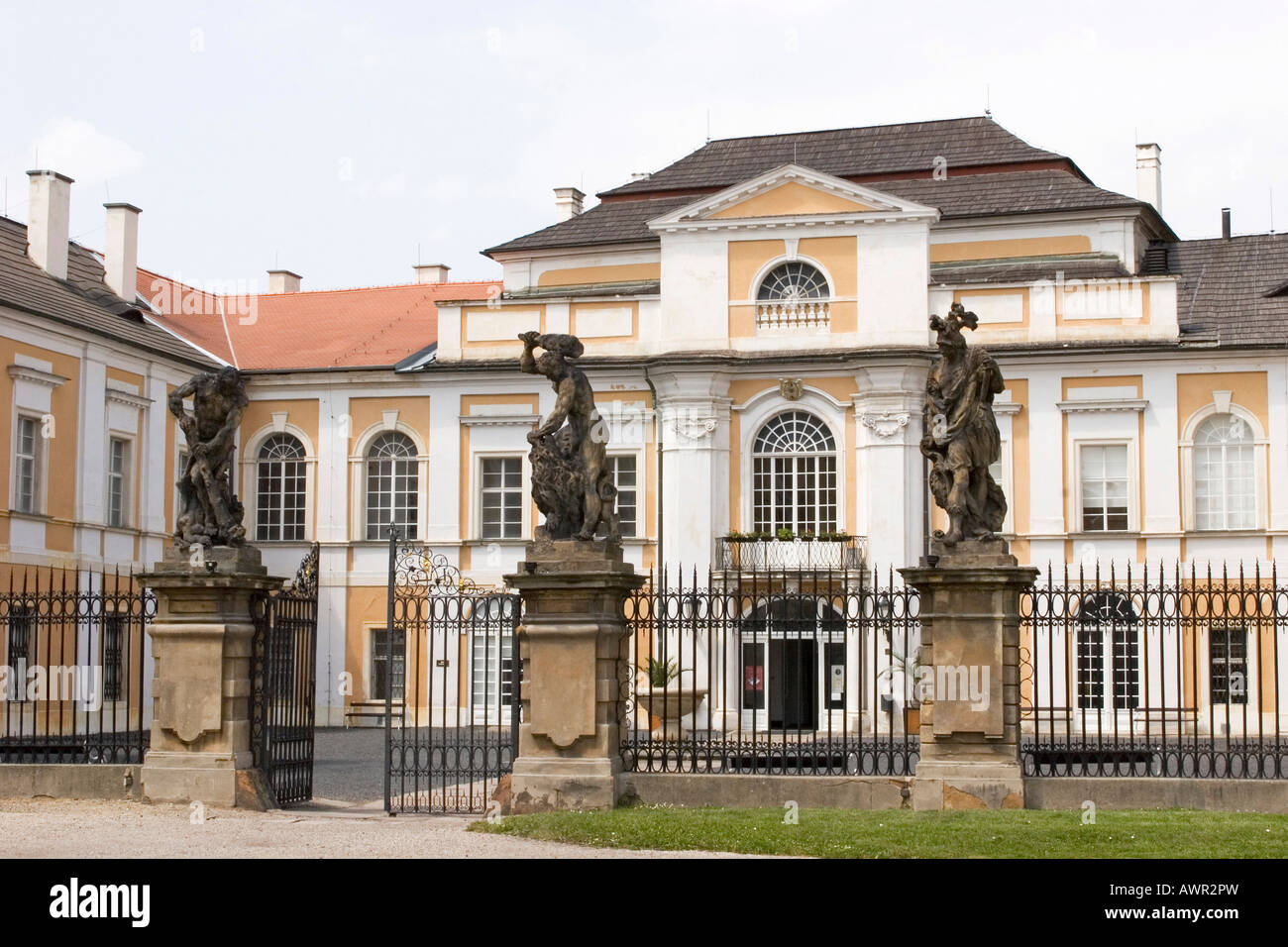 Castello di dux, Giacomo Girolamo Casanova ha vissuto qui, Duchcov, Repubblica Ceca Foto Stock