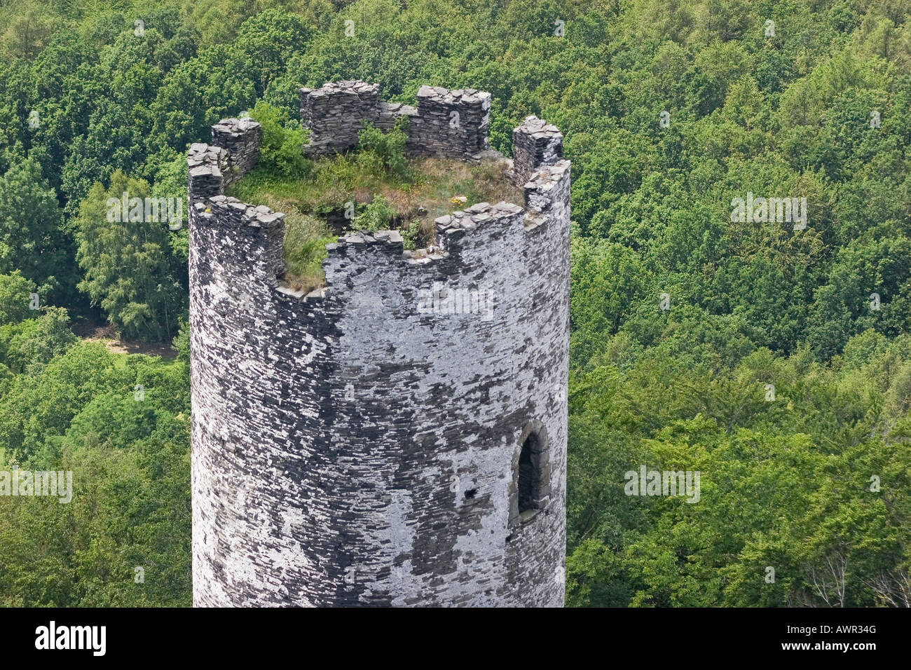 Vista dal castello, Bezdez Castello, Repubblica Ceca Foto Stock