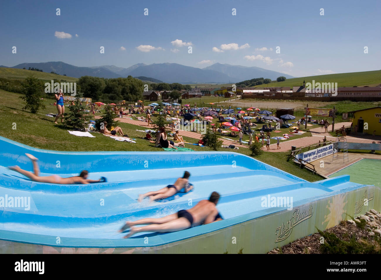 Aquapark Tatralandia, Liptovska Mikulas Slovacchia Foto Stock