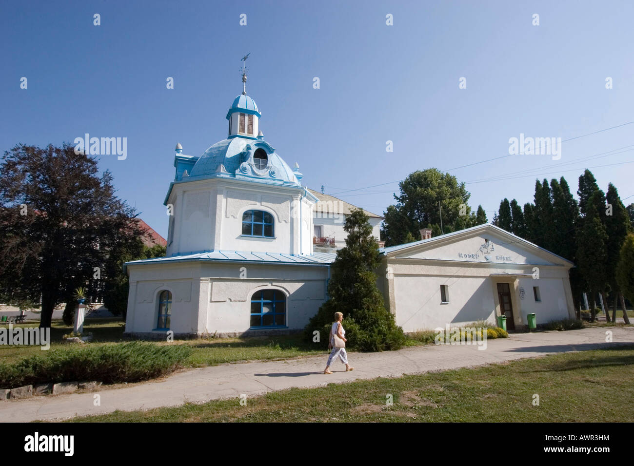 Il vecchio hotel termale, Turcianske Teplice, Slovacchia Foto Stock