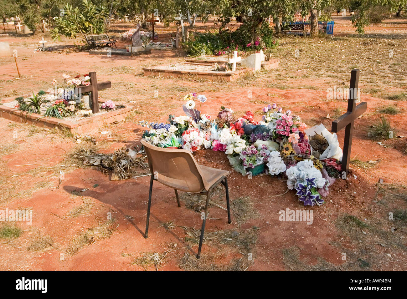 Il cimitero Cinese, BROOME, Western Australia, WA, Australia Foto Stock