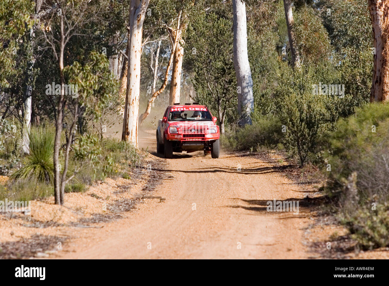 Australia Safari Rally 2007, la trazione a quattro ruote motrici, outback, Western Australia, WA, Australia Foto Stock