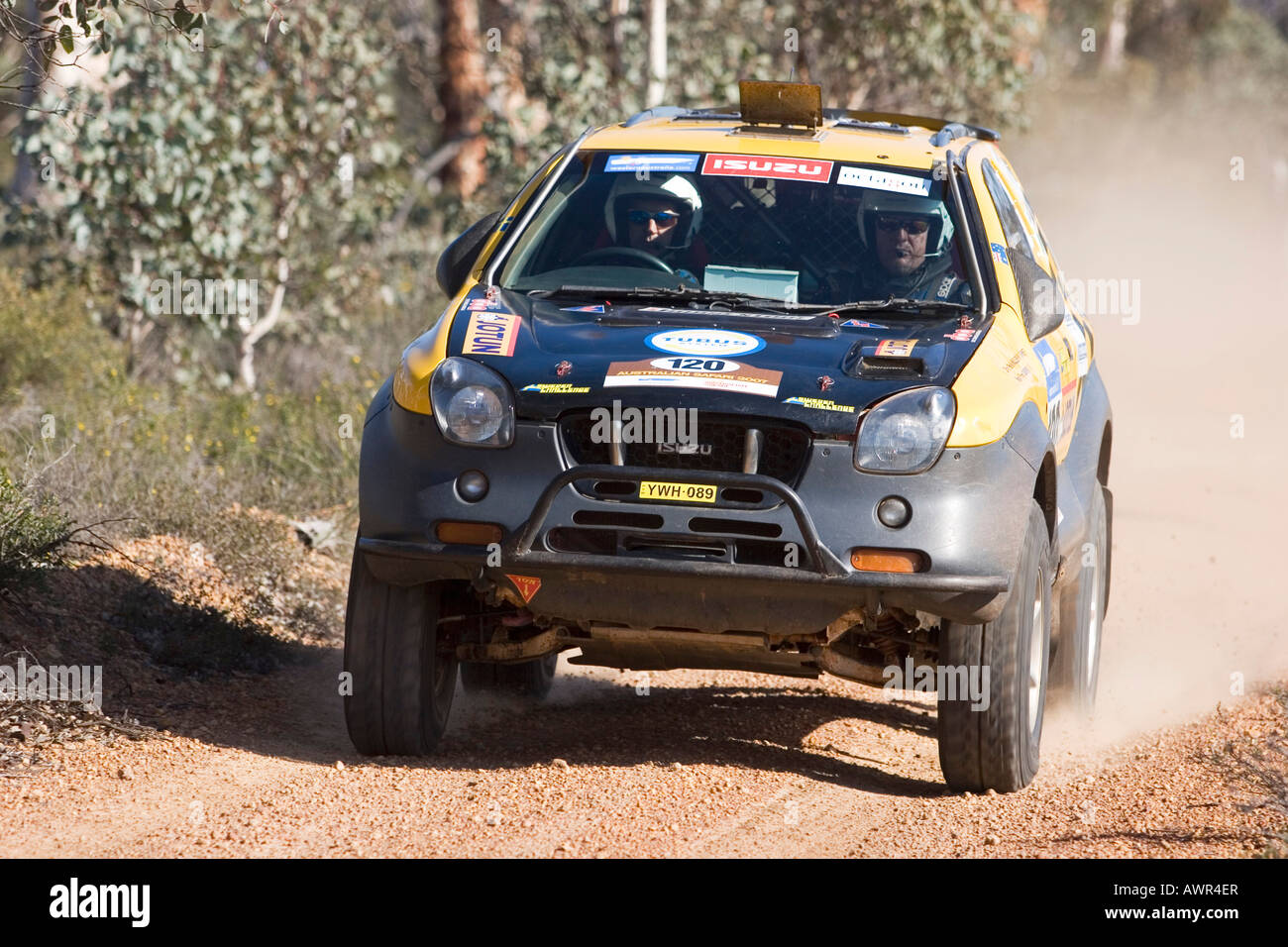 Australia Safari Rally 2007, la trazione a quattro ruote motrici, outback, Western Australia, WA, Australia Foto Stock
