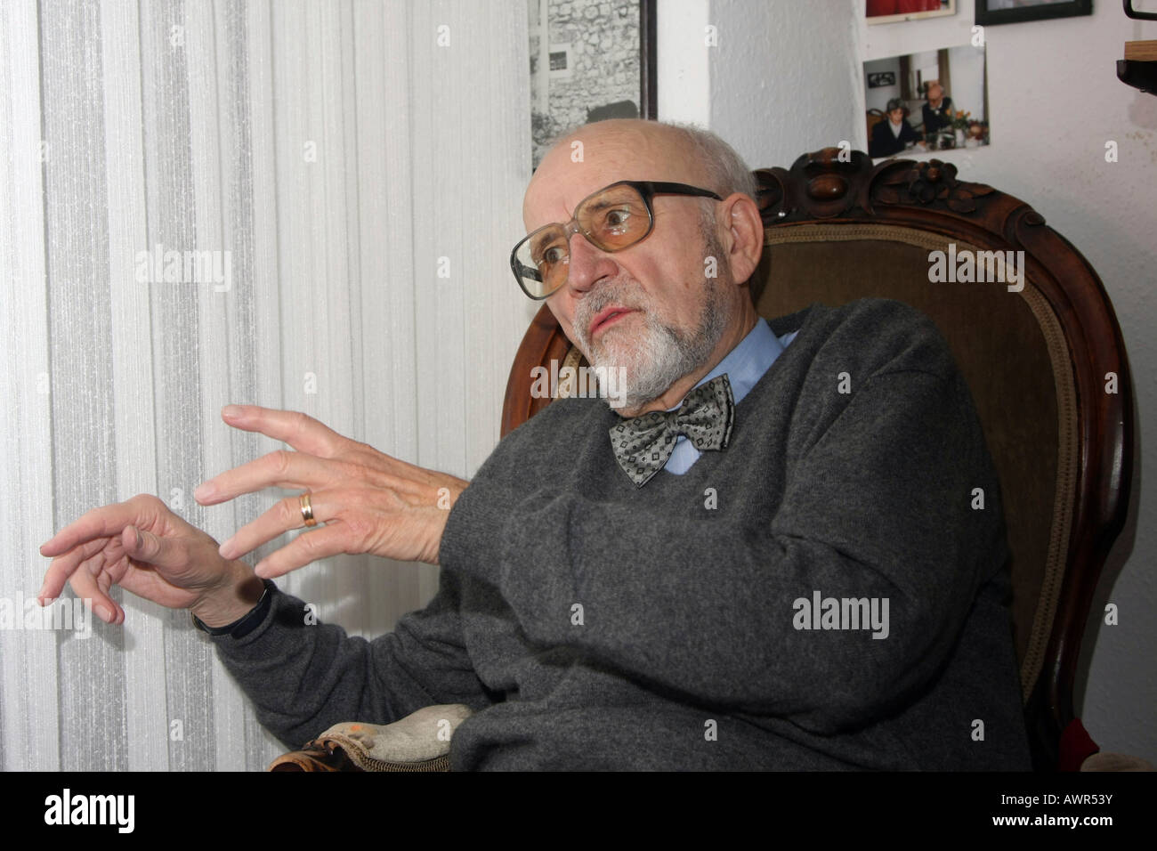 Il sociologo prof. Alfred Bellebaum, Capo del dipartimento per la fortuna ricercatore presso l'Universitity Koblenz Foto Stock
