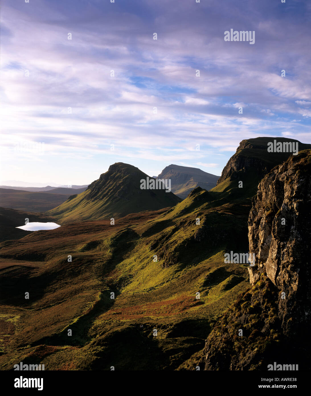 Il Trotternish Ridge Isola di Skye Foto Stock