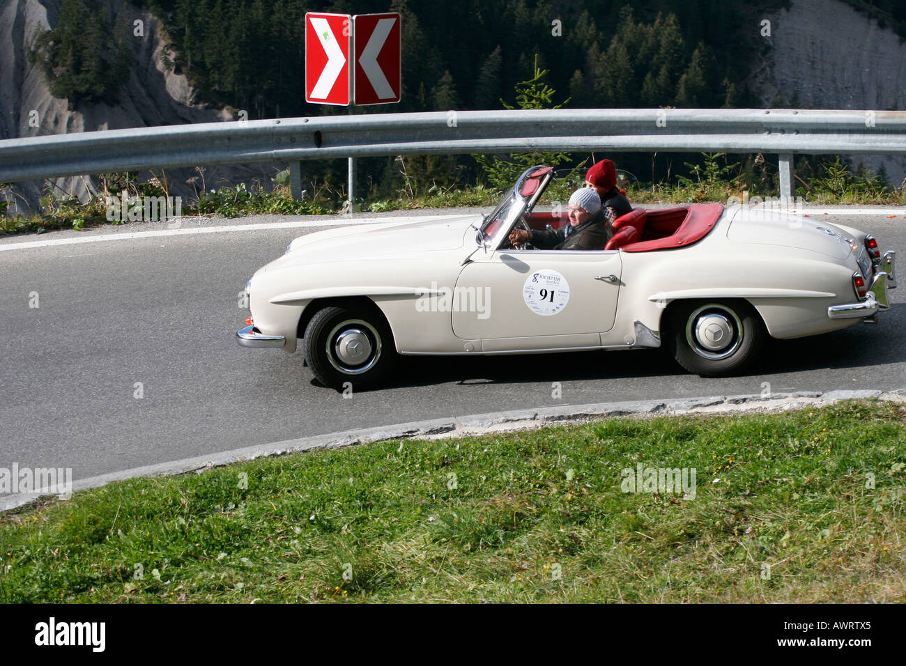 Mercedes SL 1900, costruito 1960 Foto Stock