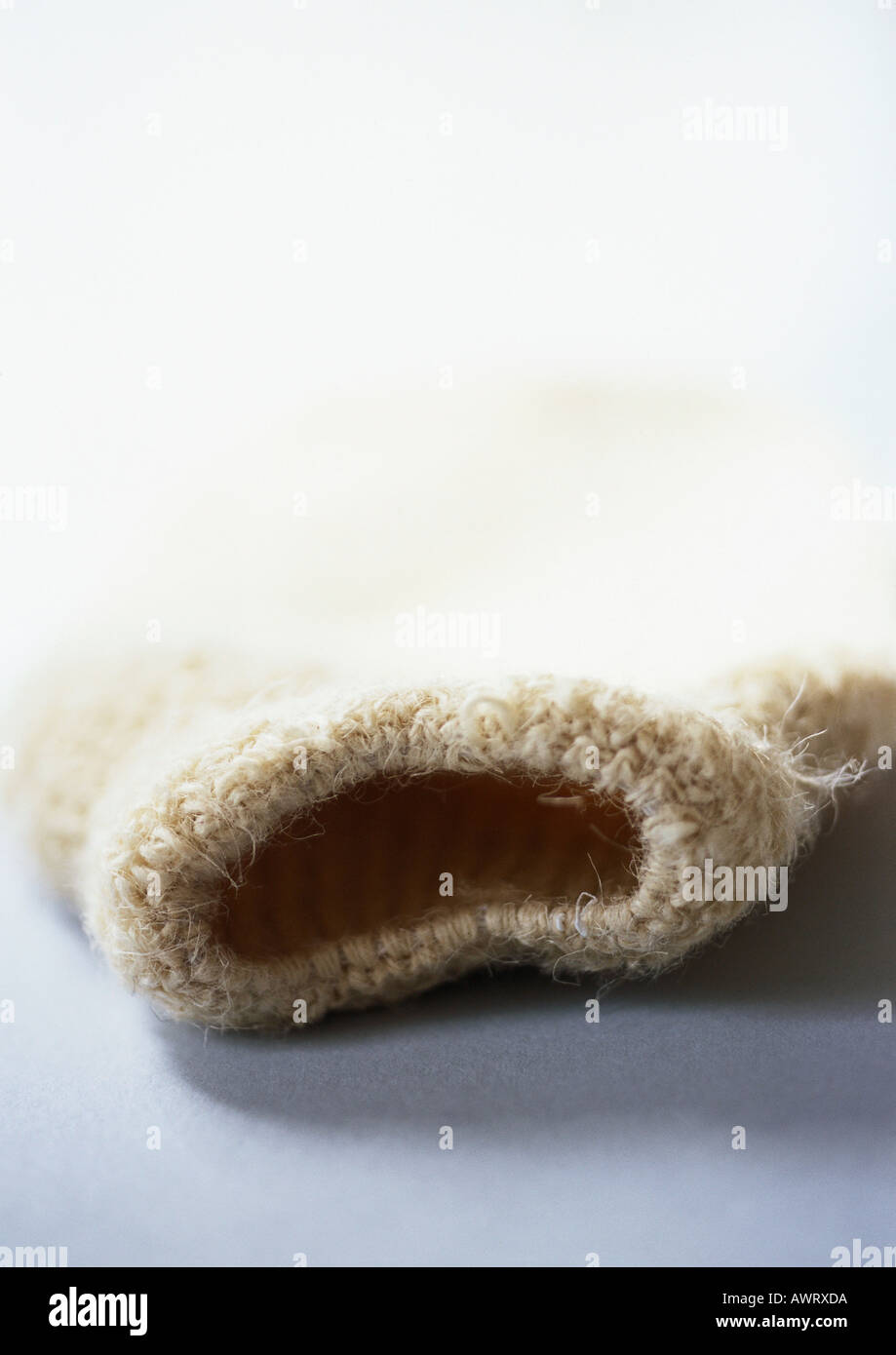 Guanto massaggio, close-up Foto Stock