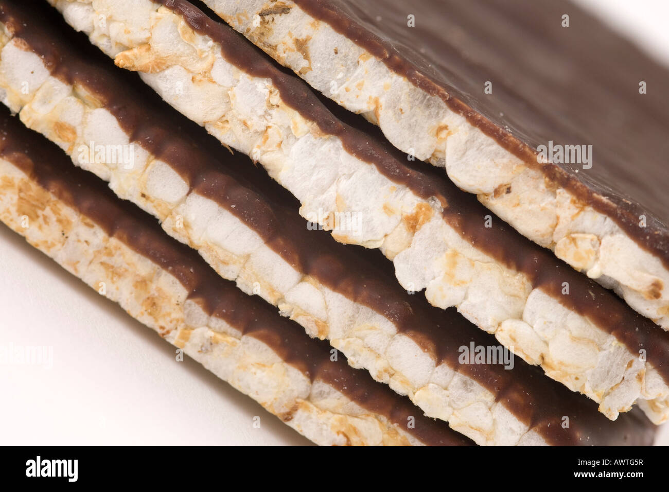 Kallo cioccolato bio su cereali integrali di biscotti di riso Foto Stock