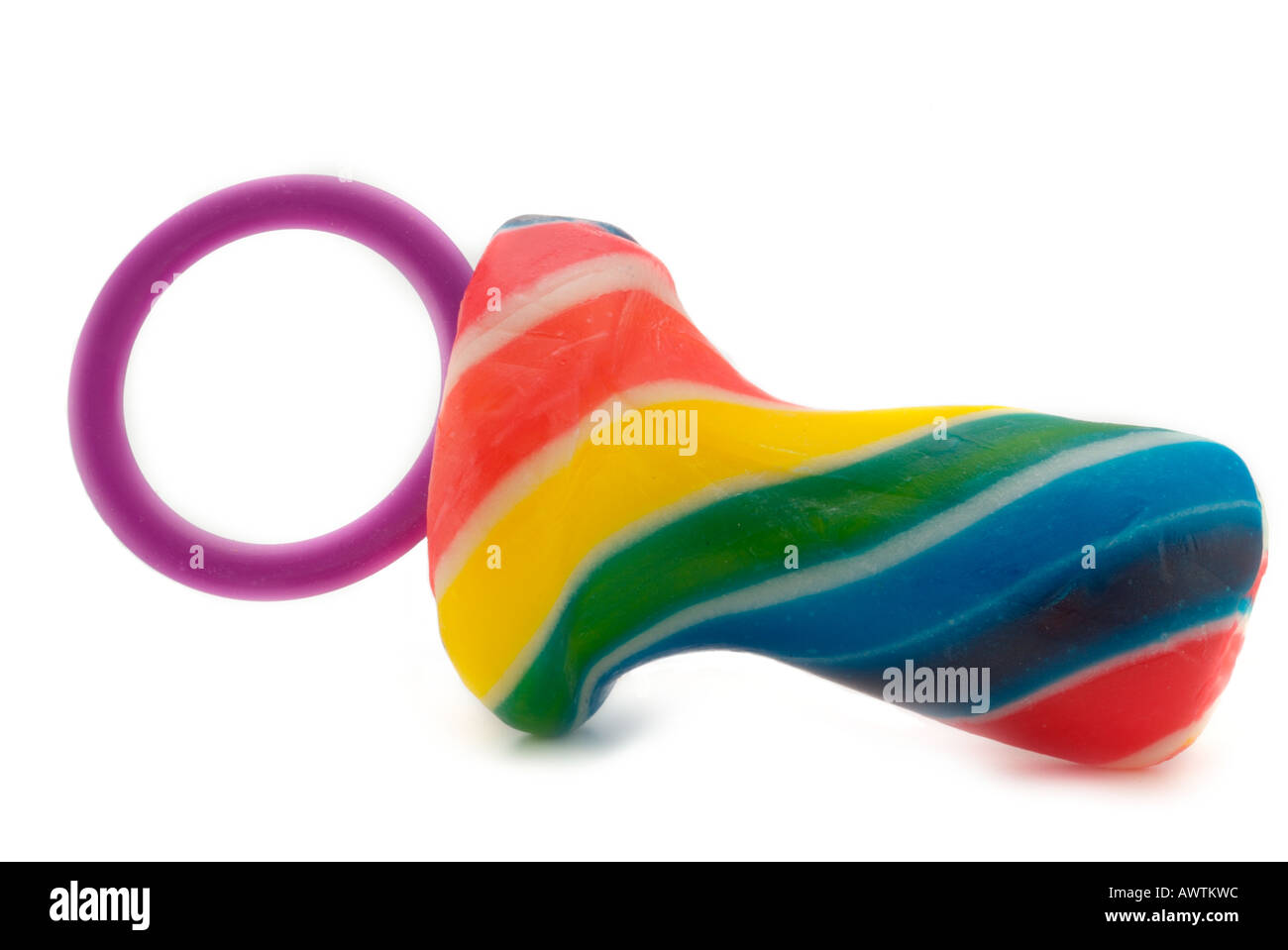 Zucchero candito succhietto succhiare rosso primario giallo blu verde Ring di colorazione a secco di pigmento colorante giallo pasticceria speciale Foto Stock