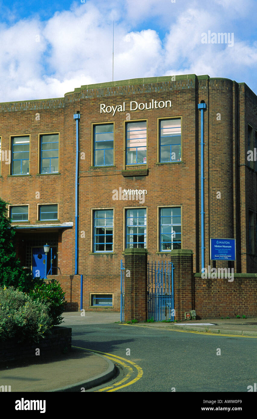 Royal Doulton Minton Museum Stoke on Trent Staffordshire Inghilterra Foto Stock