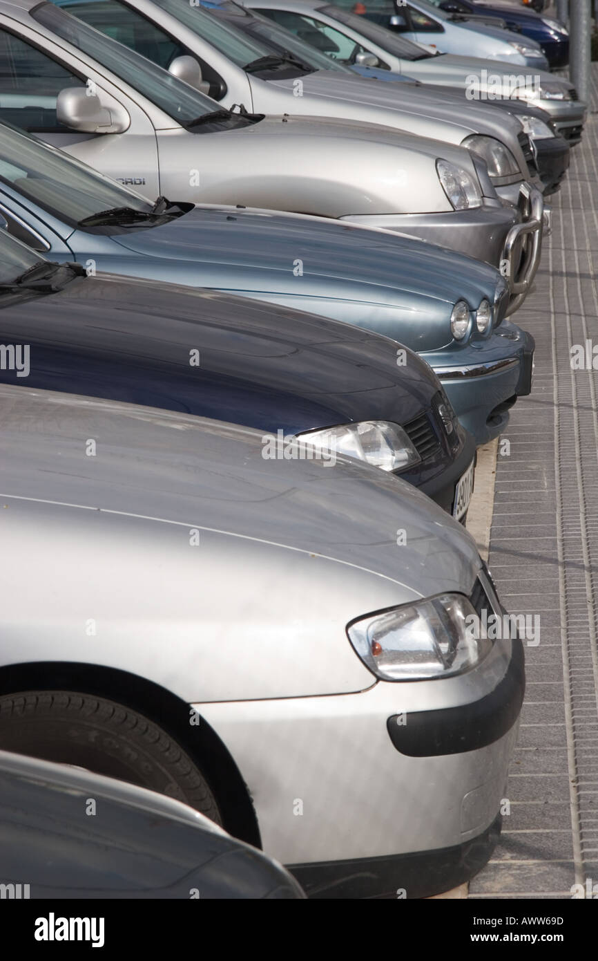 Auto parcheggiate Foto Stock