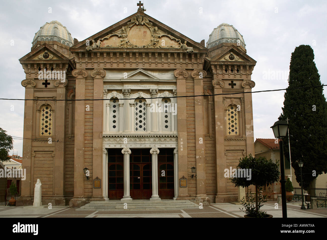 La Grecia. Lesbo. Mitilene. San Therapon chiesa Foto stock - Alamy