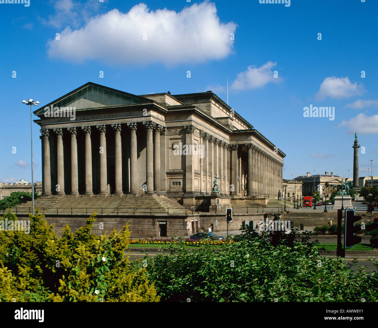 'St Georges Hall' Liverpool Merseyside England Foto Stock