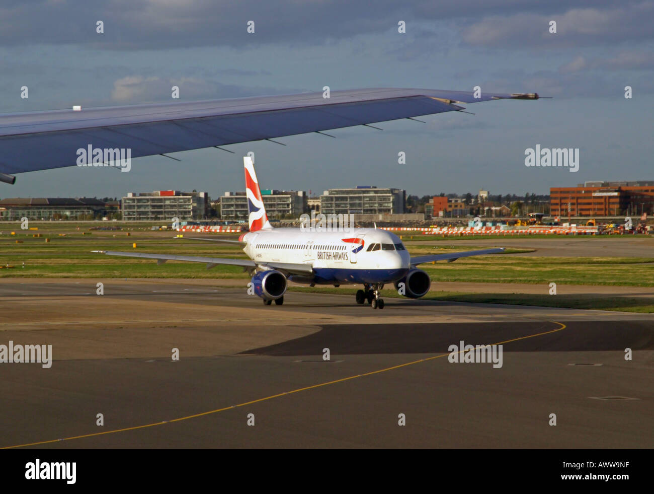 British Airways piano pronto al decollo Foto Stock